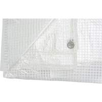 Clear Tarp, 12' x 10' x 8 mils Smart Ofis