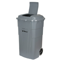 Roll Out Garbage Bin, Polyethylene, 65 US gal. Smart Ofis