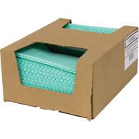 SaniWorks&reg; Choice Counter Cloths, Green/White Smart Ofis