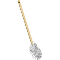 HD Toilet Brush with Wire Centre, 20" L, Polypropylene Bristles, Yellow Smart Ofis