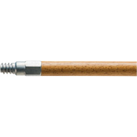 Handle with Metal Tip, Wood, ACME Threaded Tip, 1-1/8" Diameter, 60" Length Smart Ofis