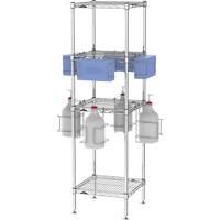 PPE Sanitizing Tree with Shelves Smart Ofis