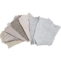 Recycled Material Wiping Rags, Cotton, White, 10 lbs. Smart Ofis