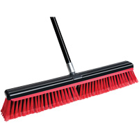 Squeegee Broom with Handle, 24", Medium, PVC Bristles Smart Ofis