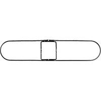 Clipper Dust Mop Frame, 24", Metal Smart Ofis