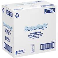 Snowsoft Deluxe Bathroom Tissue, Jumbo Roll, 2 Ply, White Smart Ofis