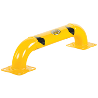Low Profile Rack Guards, 3' W x 0.75' H, Yellow Smart Ofis