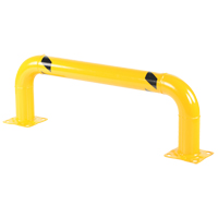 Low Profile Rack Guards, 4' W x 1.4' H, Yellow Smart Ofis