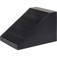 Wheel Chock, 10-5/8" x 8-5/8" x 7", Black Smart Ofis