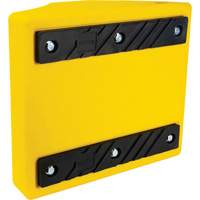 Heavy-Duty Wheel Chocks, Urethane, Yellow, 15-1/2" W x 17-7/10" D x 10" H Smart Ofis