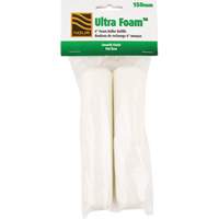 Ultra Foam High Density Paint Rollers, 9.525 mm (3/8") Nap, 152.4 mm (6") L Smart Ofis