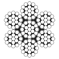 C&acirc;ble m&eacute;tallique, 100' (30,5 m) x 3/32", 1000 lb (0,5 tonne), Galvanis&eacute; Smart Ofis