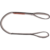 Polyester Web Sling, Double Ply, Double Eye, Type 3, 1" W x 4' L, 3100 lbs. Vertical Cap. Smart Ofis