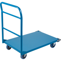 Shelf & Platform Truck, Steel, 24" W x 36" D x 40" H, 1300 lbs. Platform Capacity Smart Ofis