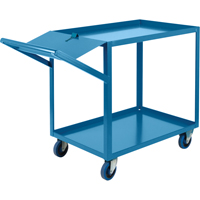 Order Picking Carts, 36" H x 24" W x 64" D, 2 Shelves, 1200 lbs. Capacity Smart Ofis