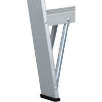 Commercial Duty Stepladders (2400 Series), 4', Aluminum, 225 lbs. Capacity, Type 2 Smart Ofis