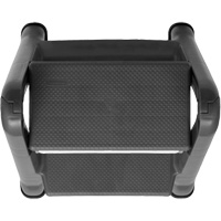 Folding Step Stool, 2 Steps, 19-1/2" x 20-1/2" x 22-3/4" High Smart Ofis