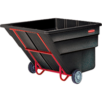 Tilt Truck, Polyethylene, 2 cu. yd., 2300 lbs. Load Capacity Smart Ofis