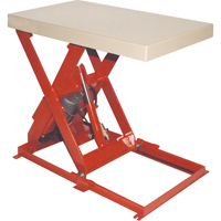 Scissor Lift Table, Steel, 36" L x 20" W, 1100 lbs. Capacity Smart Ofis