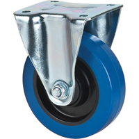 Blue Caster, Rigid, 5" (127 mm), Rubber, 400 lbs. (181 kg.) Smart Ofis
