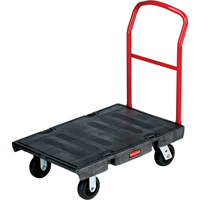 Heavy-Duty Platform Truck, 36" L x 24" W, 1000 lbs. Cap., Rubber Wheels Smart Ofis
