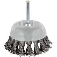 8046 Shaft Mounted Knot Twisted Cup Brush, 1-1/8" Dia. Smart Ofis
