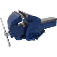Cast Ductile Iron Bench Vise, 6" Jaw Width, 3-3/4" Throat Depth Smart Ofis