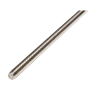 Threaded Rod, 1/4"-20, 36" L, Stainless Steel, Grade 18-8 Grade Smart Ofis