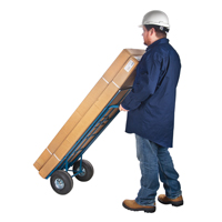 Load Retention Hand Truck, Dual Handle, Steel, 53" Height, 600 lbs. Capacity Smart Ofis