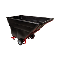 Tilt Truck, Polyethylene, 1-1/2 cu. yd., 1200 lbs. Load Capacity Smart Ofis