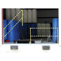 Safety Lift Gate, 10' L x 42-5/8" H, 159" Raised, Yellow Smart Ofis