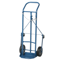 Professional Gas Cylinder Truck CC-1, Mold-on Rubber Wheels, 9" W x 7-1/4" L Base, 250 lbs. Smart Ofis