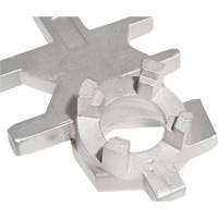 Drum Wrench, 3/4"/2" Opening, 9-1/2" Handle, Stainless Steel Smart Ofis