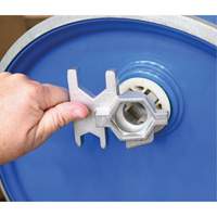 Drum Wrench, 3/4"/2" Opening, 9-1/2" Handle, Stainless Steel Smart Ofis