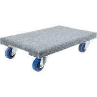 Medium-Duty Solid Wood Dollies, Polyolefin Wheels, 900 lbs. Capacity, 18" W x 24" D x 7" H Smart Ofis