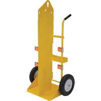 Welding Cylinder Torch Cart, Foam-Filled Wheels, 23-13/16" W x 22-13/16" L Base, 500 lbs. Smart Ofis