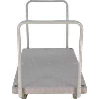 Heavy Duty Plastic Platform Truck, 60" L x 30" W, 3000 lbs. Cap., Polyurethane Wheels Smart Ofis