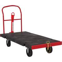 Towable Platform Cart, 64-1/4" L x 30-1/2" W, 2500 lbs. Cap., Polyolefin Wheels Smart Ofis