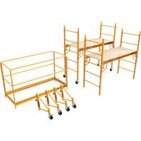 Complete 12' Drywall Baker Scaffold Tower Set, 58-1/2" D x 183" H Smart Ofis