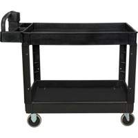 Chariot utilitaire, 2 tiers, 25-5/8" x 33-1/2" x 43-3/4", Capacit&eacute; 550 lb Smart Ofis