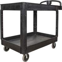 Chariot utilitaire, 2 tiers, 25-5/8" x 33-1/2" x 43-3/4", Capacit&eacute; 550 lb Smart Ofis