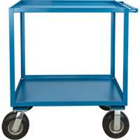 Outdoor Shelf Cart, 2 Tiers, 18" W x 39" H x 33" D, 1200 lbs. Capacity Smart Ofis