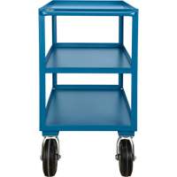 Outdoor Shelf Cart, 3 Tiers, 18" W x 39" H x 33" D, 1200 lbs. Capacity Smart Ofis