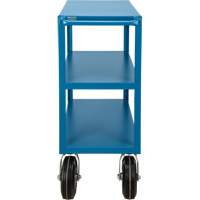 Outdoor Shelf Cart, 3 Tiers, 18" W x 39" H x 33" D, 1200 lbs. Capacity Smart Ofis