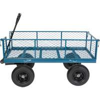 Wagon with Drop Sides, 24" W x 48" L, 800 lbs. Capacity Smart Ofis