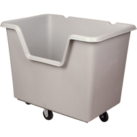 Starcart Easy-Access Box Truck, Polyethylene, 46" L x 31" W x 49" H, 24 cu. ft. Volume, 900 lbs. Capacity Smart Ofis