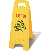 Wet Floor Safety Signs, Quadrilingual with Pictogram Smart Ofis