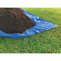 Tarp, Standard Duty, Blue, 7' x 5' x 4 mils Smart Ofis
