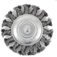 EKR275-20 Shaft-Mounted Knot Twisted Radial Brush, 3", .02" Fill, 1/4" Shank Smart Ofis