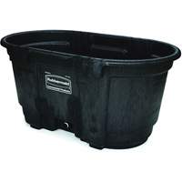 Stock Tank, 31" D x 53" W x 25-1/8" H, 800 lbs. Capacity, Black Smart Ofis